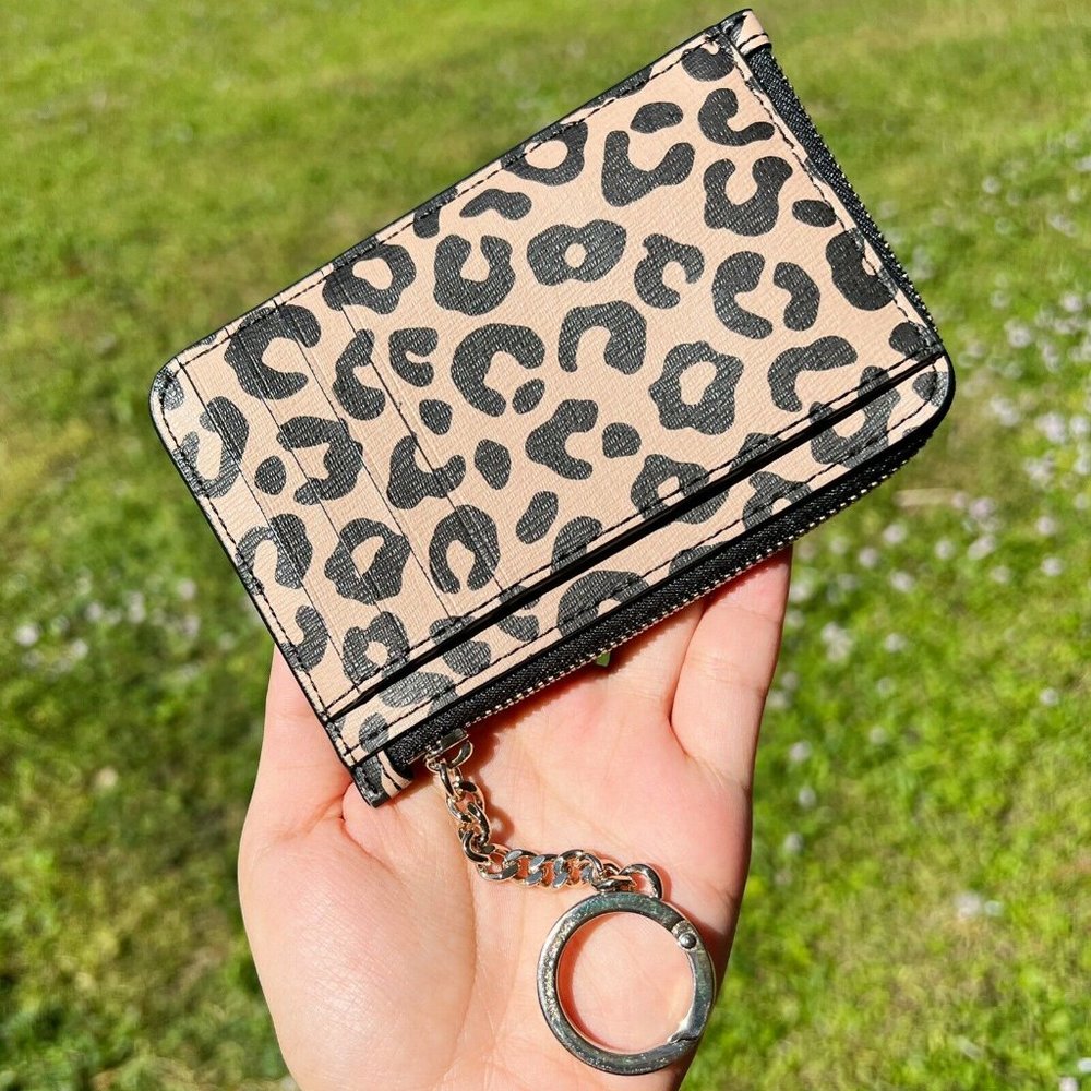 Kate Spade Medium Cardholder Key Ring Black Multi - Picture 3 of 4